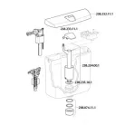 Geberit AP110 fehér WC tartályhoz nyomógomb (238.233.11.1)