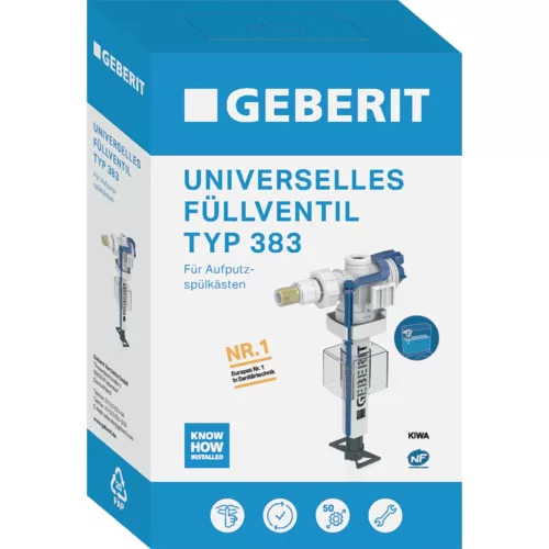 Geberit 383-as típusú töltőszelep falon kívüli öblítőtartályokhoz 240.700.00.5 (240700005)