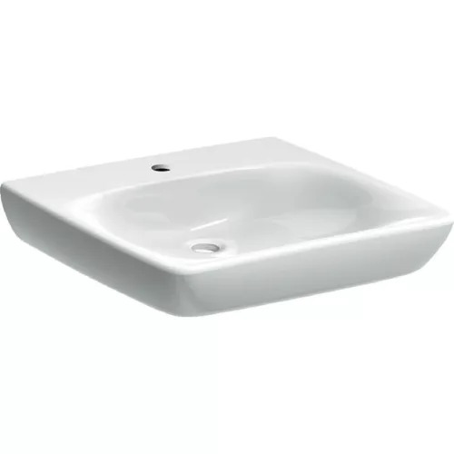 Geberit Selnova Comfort akadálymentes mosdó 55x55 cm túlfolyó nélkül GE-500.187.01.1 rajza