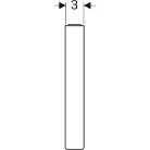 Geberit Selnova Square lábkészlet fürdőszoba bútorhoz 2 db GE-500.199.21.1
