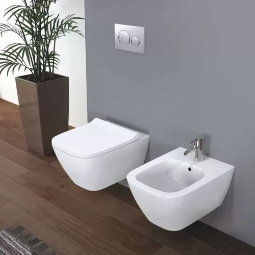 Geberit Smyle Square zárt fali bidé GE-500.209.01.1