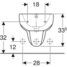 Geberit Smyle fali bidé GE-500.216.01.1