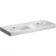 Geberit Smyle Square beépíthető mosdó 120 cm csaplyuk nélkül GE-500.224.01.1 rajza