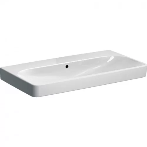 Geberit Smyle Square mosdó csapfurat nélkül 90 cm GE-500.250.01.1 rajza
