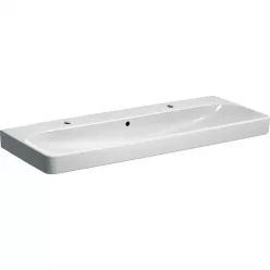 Geberit Smyle Square mosdó két csaplyukkal 120 cm GE-500.253.01.1 rajza