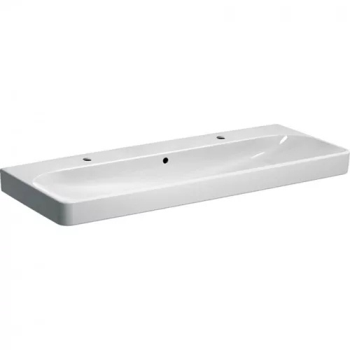 Geberit Smyle Square mosdó két csaplyukkal 120 cm GE-500.253.01.1 rajza