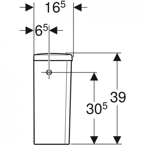 Geberit Selnova Square monoblokkos WC tartály (500.267.01.1)