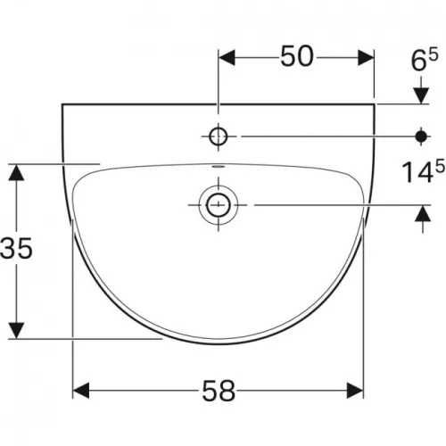 Geberit Selnova 65 cm GE-500.297.01.1