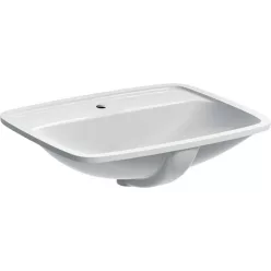 Geberit Selnova Square alulról beépíthető mosdó GE-500.308.01.1 rajz