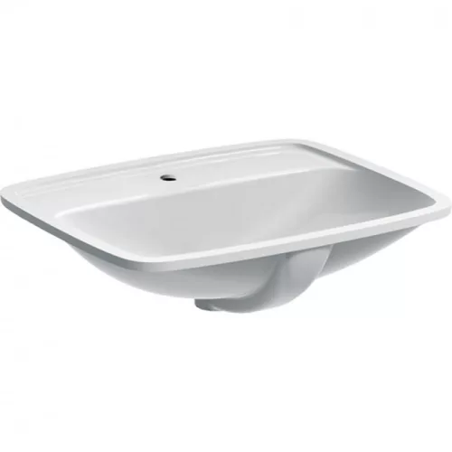 Geberit Selnova Square alulról beépíthető mosdó GE-500.308.01.1 rajz