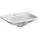 Geberit Selnova Square alulról beépíthető mosdó GE-500.308.01.1 rajz