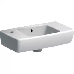 Geberit Selnova Compact kézmosó csaplyukkal balra GE-500.319.01.1 rajza
