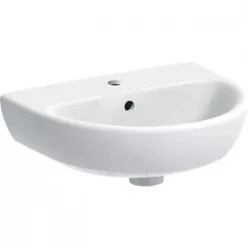 Geberit Selnova kézmosó csaplyukkal 45x37 cm fehér GE-500.324.01.7 rajz