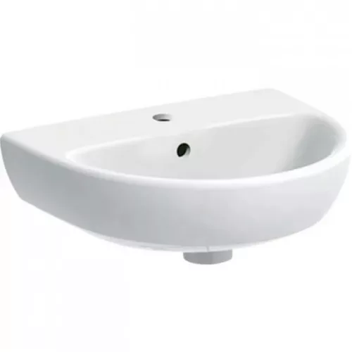 Geberit Selnova kézmosó csaplyukkal 45x37 cm fehér GE-500.324.01.7 rajz