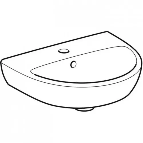Geberit Selnova kézmosó csaplyukkal 45x37 cm fehér GE-500.324.01.7