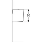 Geberit Selnova Square szifontakaró kézmosóhoz GE-500.328.01.1