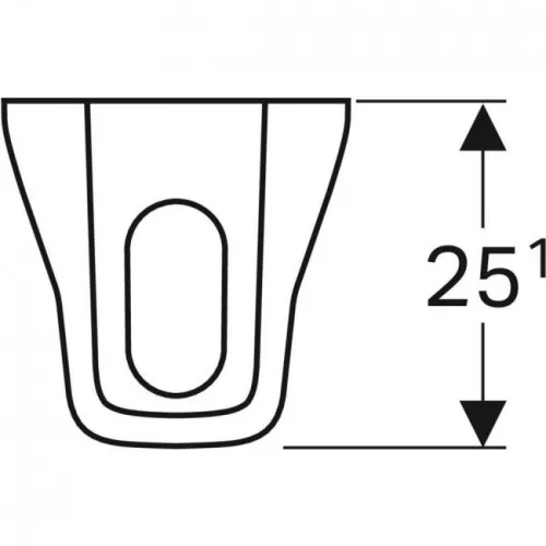 Geberit Selnova Square szifontakaró kézmosóhoz GE-500.328.01.1