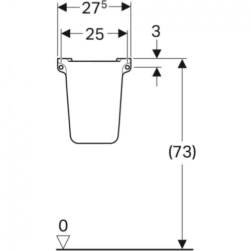 Geberit Selnova szifontakaró íves GE-500.329.01.1