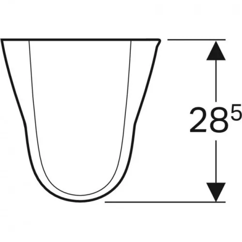 Geberit Selnova szifontakaró íves GE-500.329.01.1