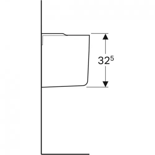 Geberit Selnova szifontakaró íves GE-500.329.01.1
