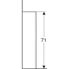 Geberit Selnova mosdóláb íves GE-500.341.01.1