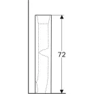 Geberit Selnova Square mosdóláb GE-500.342.01.1