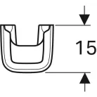 Geberit Selnova Square mosdóláb GE-500.342.01.1