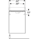 Geberit Smyle Square alsószekrény 44,2 cm balos GE-500.351.00.1