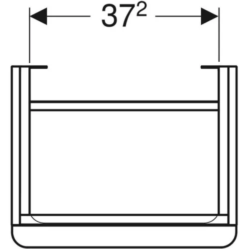 Geberit Smyle Square alsószekrény 44,2 cm balos GE-500.351.00.1