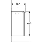 Geberit Smyle Square balos szekrény 44,2 cm dió GE-500.351.JR.1