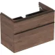 Geberit Smyle Square fiókos szekrény 88,4 cm dió GE-500.354.JR.1 rajza