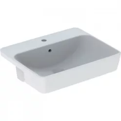   Geberit VariForm félig beépíthető szögletes mosdó 55x45 1 csaplyuk (500.681.01.1)