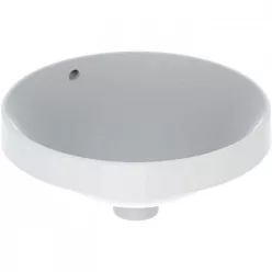 Geberit VariForm kerek beépíthető mosdó 40 cm fehér GE-500.701.01.2 rajz