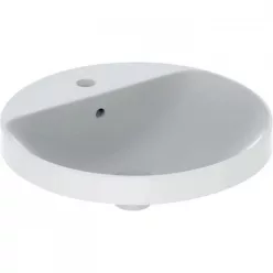 Geberit VariForm kerek beépíthető mosdó csaplyukas alul mázas 48 cm GE-500.705.01.2 r