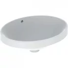 Geberit VariForm ovális beépíthető mosdó 50 cm alul mázas GE-500.709.01.2