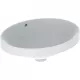 Geberit VariForm ovális beépíthető mosdó 50 cm alul mázas GE-500.709.01.2