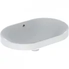 Geberit VariForm beépíthető ellipszis mosdó 60x40 cm GE-500.729.01.2 rajza