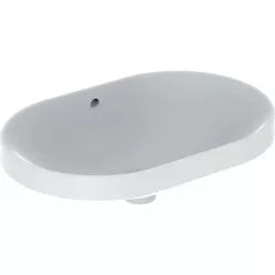 Geberit VariForm beépíthető ellipszis mosdó 60x40 cm GE-500.729.01.2 rajza
