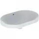 Geberit VariForm beépíthető ellipszis mosdó 60x40 cm GE-500.729.01.2 rajza
