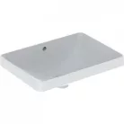 Geberit VariForm beépíthető szögletes mosdó 55x40 alul mázas GE-500.737.01.2 rajz