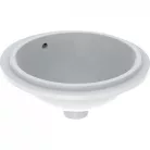 Geberit VariForm alulról beépíthető mosdó 40 cm alul mázas GE-500.745.01.2 rajz