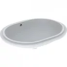 Geberit VariForm alulról beépíthető ellipszis mosdó 62x49 alul mázas (500.757.01.2)
