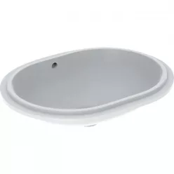   Geberit VariForm alulról beépíthető ellipszis mosdó 62x49 alul mázas (500.757.01.2)