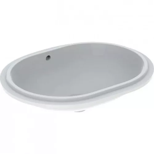 Geberit VariForm alulról beépíthető ellipszis mosdó 62x49 alul mázas (500.757.01.2)