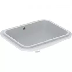 Geberit VariForm alulról beépíthető szögletes mosdó 53x44 cm fehér GE-500.761.01.2 rajz