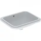 Geberit VariForm alulról beépíthető szögletes mosdó 53x44 cm fehér GE-500.761.01.2 rajz