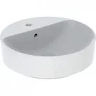 Geberit VariForm pultra ültethető kerek mosdó csaplyukkal 45 cm GE-500.769.01.2 r