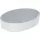 Geberit VariForm pultra ültethető ovális mosdó 55 cm GE-500.771.01.2 rajz