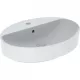 Geberit VariForm pultra ültethető ovális mosdó csaplyukkal 60x45 GE-500.772.01.2 r