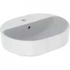 Geberit VariForm pultra ültethető ellipszis mosdó csaplyukkal 50x40 GE-500.775.01.2 r
